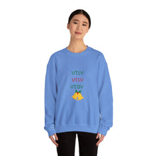 Load image into Gallery viewer, Unisex Heavy Blend™ Crewneck Sweatshirt: Tin Tin Tan Greek Christmas Bells
