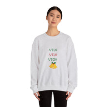 Load image into Gallery viewer, Unisex Heavy Blend™ Crewneck Sweatshirt: Tin Tin Tan Greek Christmas Bells
