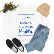 Load image into Gallery viewer, Santa&#39;s Favorite Koukla Unisex Heavy Blend™ Crewneck Sweatshirt
