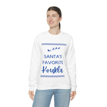 Load image into Gallery viewer, Santa&#39;s Favorite Koukla Unisex Heavy Blend™ Crewneck Sweatshirt
