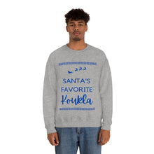 Load image into Gallery viewer, Santa&#39;s Favorite Koukla Unisex Heavy Blend™ Crewneck Sweatshirt
