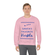 Load image into Gallery viewer, Santa&#39;s Favorite Koukla Unisex Heavy Blend™ Crewneck Sweatshirt
