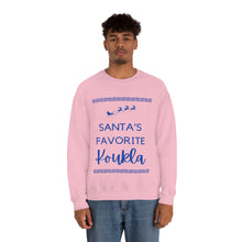 Load image into Gallery viewer, Santa&#39;s Favorite Koukla Unisex Heavy Blend™ Crewneck Sweatshirt
