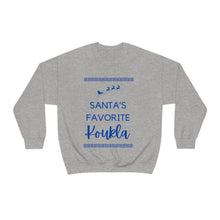 Load image into Gallery viewer, Santa&#39;s Favorite Koukla Unisex Heavy Blend™ Crewneck Sweatshirt
