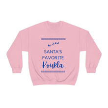 Load image into Gallery viewer, Santa&#39;s Favorite Koukla Unisex Heavy Blend™ Crewneck Sweatshirt
