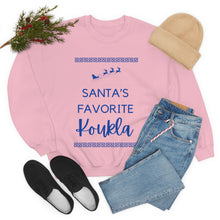 Load image into Gallery viewer, Santa&#39;s Favorite Koukla Unisex Heavy Blend™ Crewneck Sweatshirt
