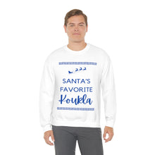 Load image into Gallery viewer, Santa&#39;s Favorite Koukla Unisex Heavy Blend™ Crewneck Sweatshirt
