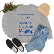 Load image into Gallery viewer, Santa&#39;s Favorite Koukla Unisex Heavy Blend™ Crewneck Sweatshirt
