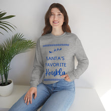 Load image into Gallery viewer, Santa&#39;s Favorite Koukla Unisex Heavy Blend™ Crewneck Sweatshirt
