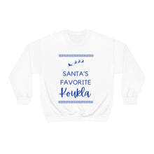 Load image into Gallery viewer, Santa&#39;s Favorite Koukla Unisex Heavy Blend™ Crewneck Sweatshirt
