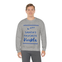 Load image into Gallery viewer, Santa&#39;s Favorite Koukla Unisex Heavy Blend™ Crewneck Sweatshirt
